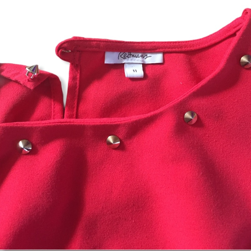 Reitmans red dress EUC - Picture 3 of 5